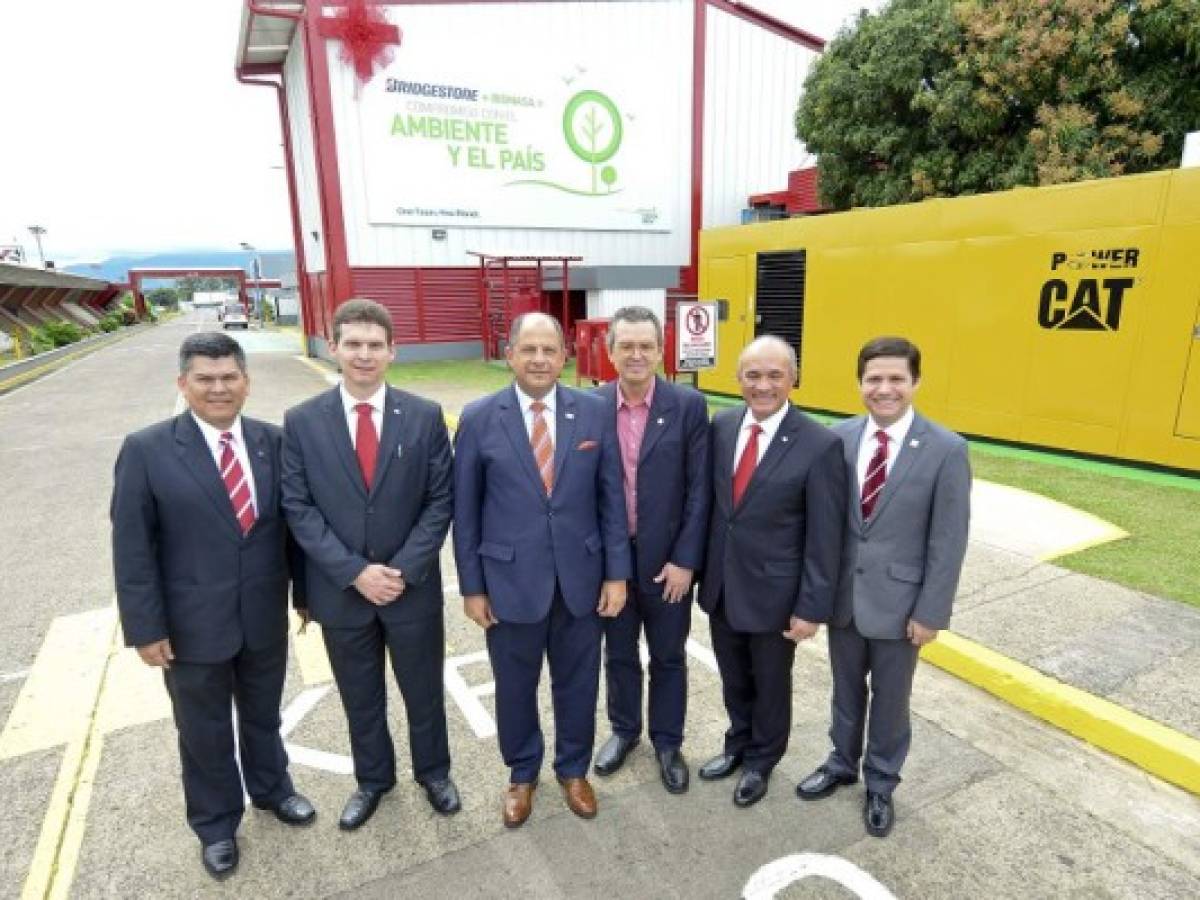 Bridgestone Costa Rica inaugura planta de biomasa